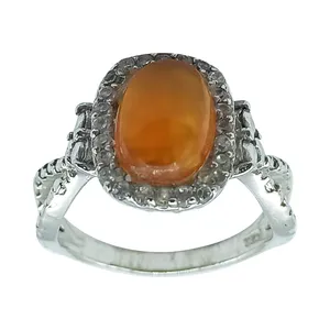 انگشتر نقره زنانه سلین کالا مدل عقیق یمن ce-As268