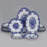 سرویس غذاخوری 28 پارچه 6 نفر چینی زرین ایران مدل ایتالیا اف فلورانس درجه عالی