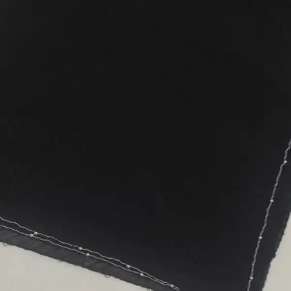 شال زنانه مدل نخی پلیسه حاشیه زنجیری کد zanjiri20