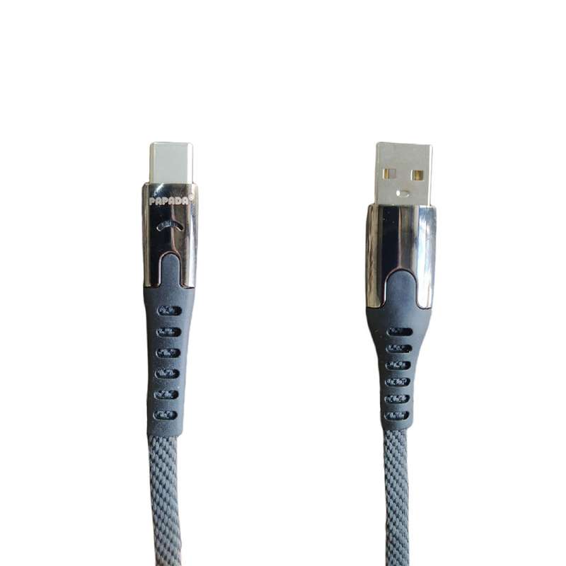 کابل تبدیل USB به USB-C پاپادا مدل DL_PJ2002 طول 2 متر