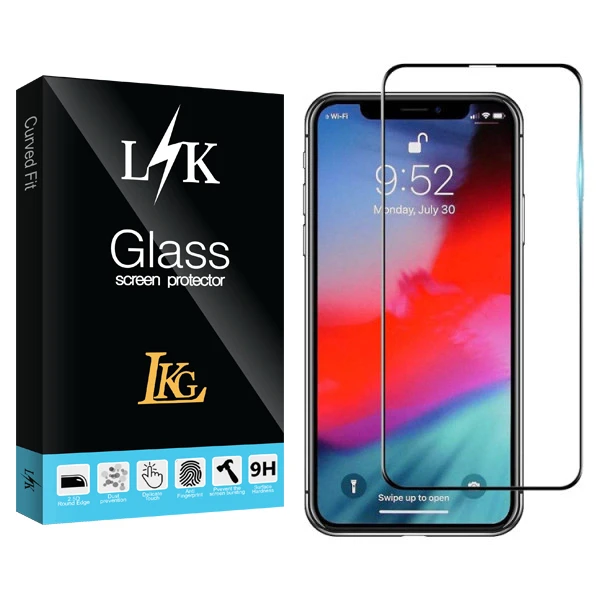 محافظ صفحه نمایش مات ال کا جی مدل LK Glass مناسب برای گوشی موبایل اپل Iphone x