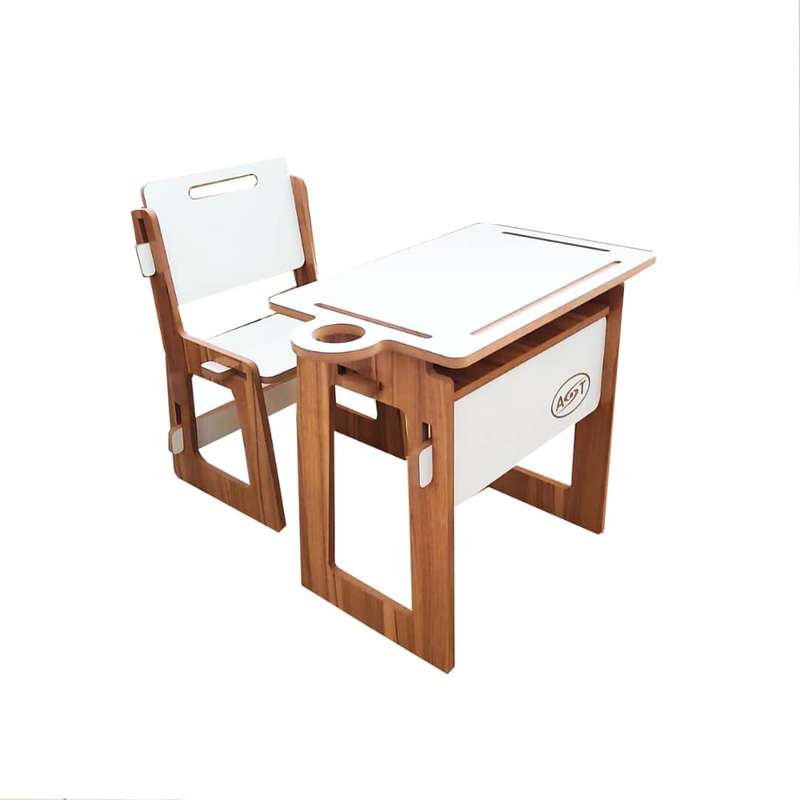 ست میز تحریر و صندلی ای اس تی مدل کودک کد A.S.T_KASA