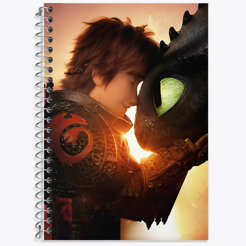 دفتر لغت 50 برگ خندالو طرح اژدها سواران کد F8303