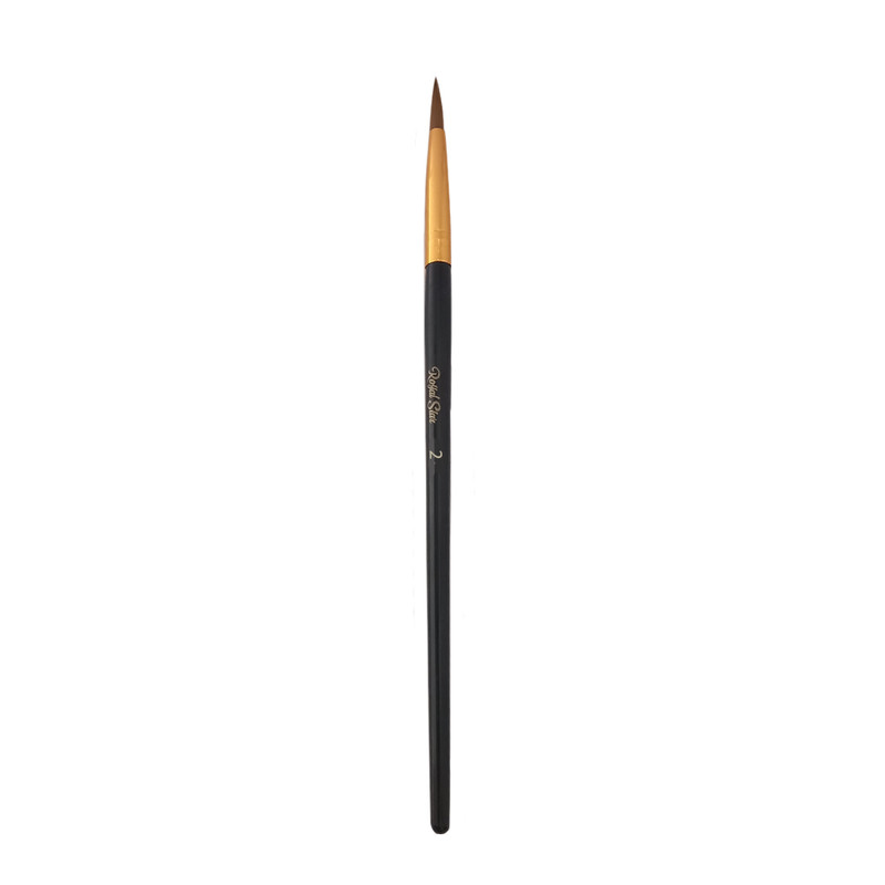قلم موی کاشت ناخن رویال استار مدل اشکی شماره 02