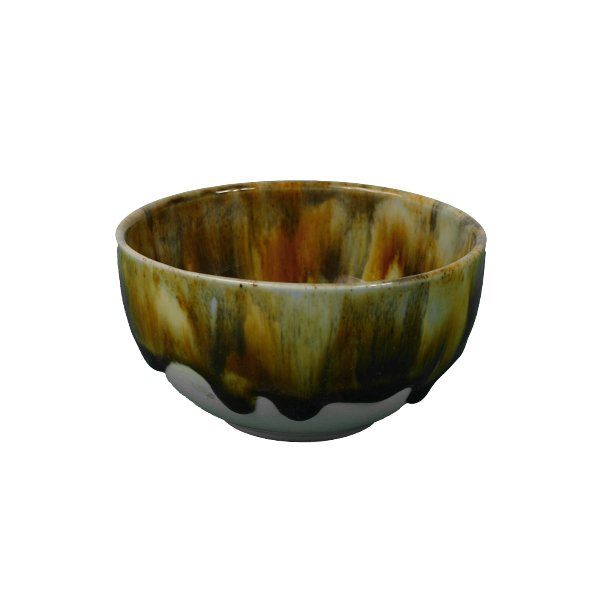 کاسه سرامیکی مدل دو رنگ وریس