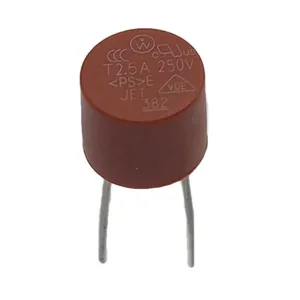 فیوز حرارتی مدل TF382-250V-2.5A بسته 5 عددی