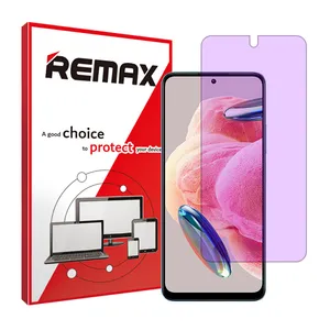 Remax brand shockproof Anti-purple screen protector glass for Xiaomi Redmi Note 12 4G