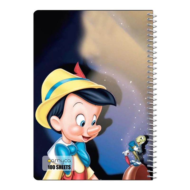 دفتر مشق 100 برگ سیمی کارنیکا طرح پینوکیو Pinocchio کد 62256