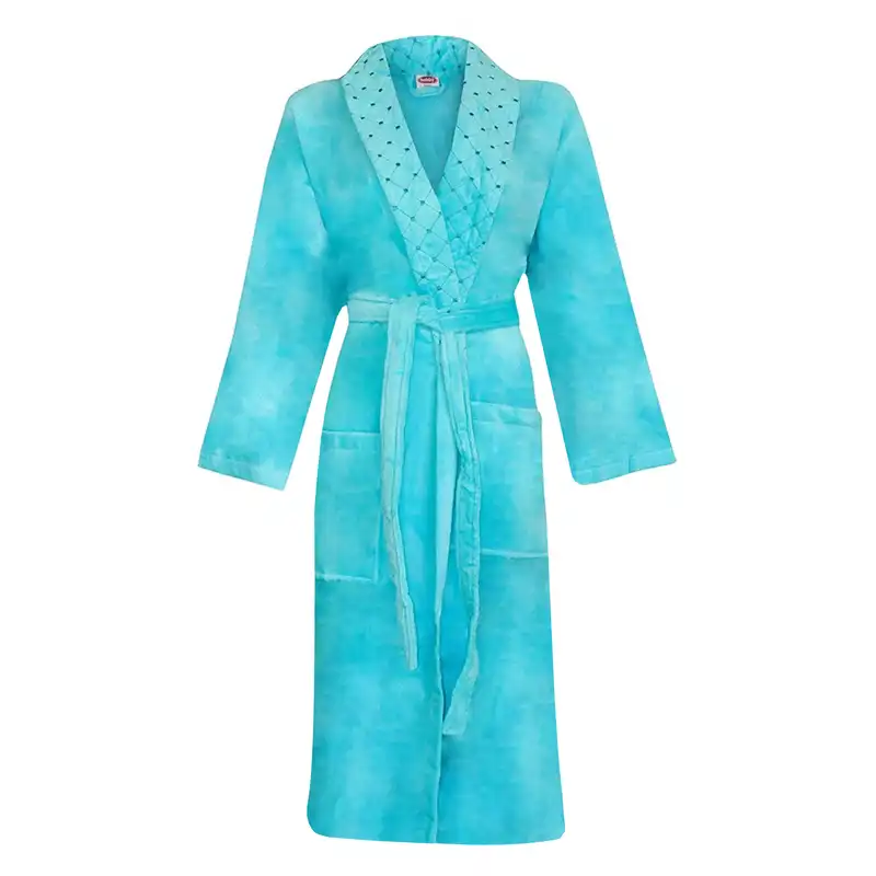 سرویس حوله پالتویی 2 تکه هوبی مدل dorlan کد 5630