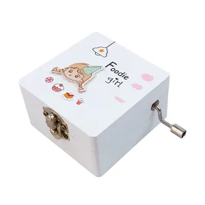 جعبه موزیکال مدل کودکانه دختر بچه شکمو و جشن تولد کد MB11