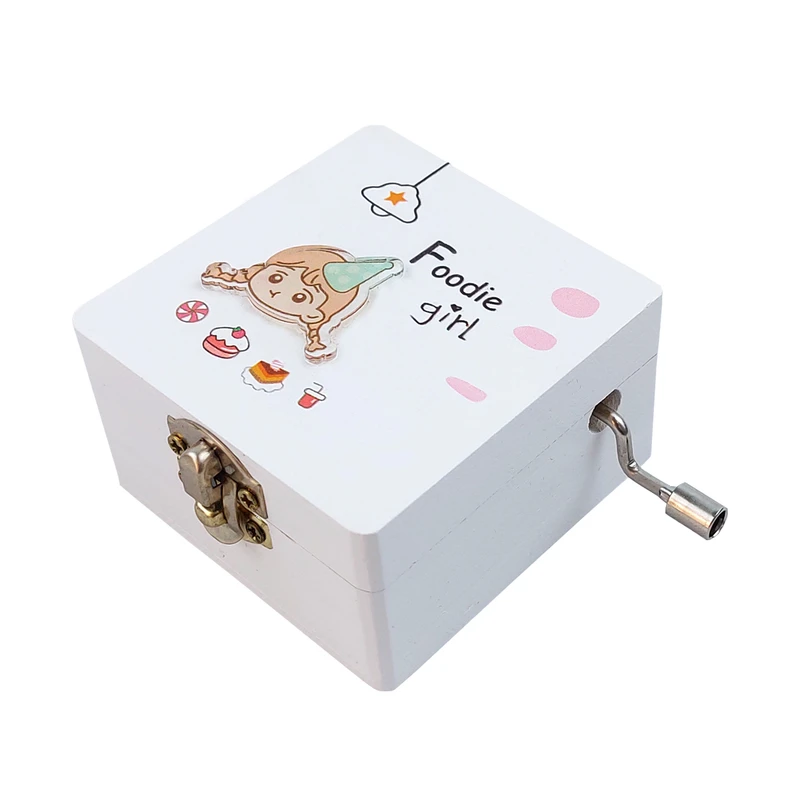 جعبه موزیکال مدل کودکانه دختر بچه شکمو و جشن تولد کد MB11