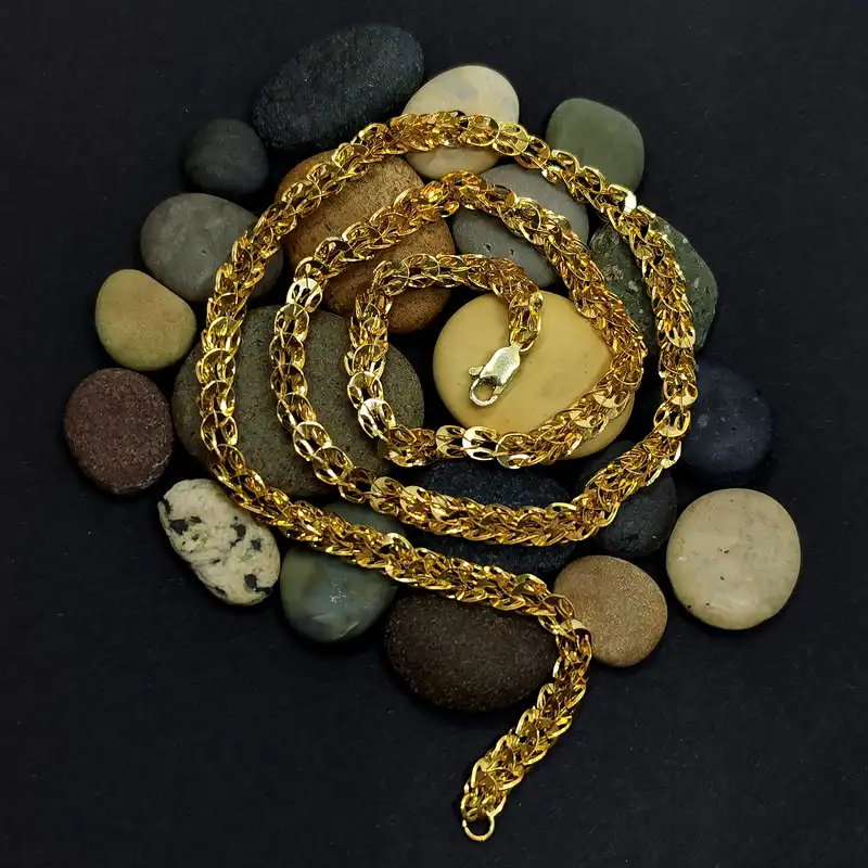 زنجیر نقره زنانه مدل ری را Q16 24k