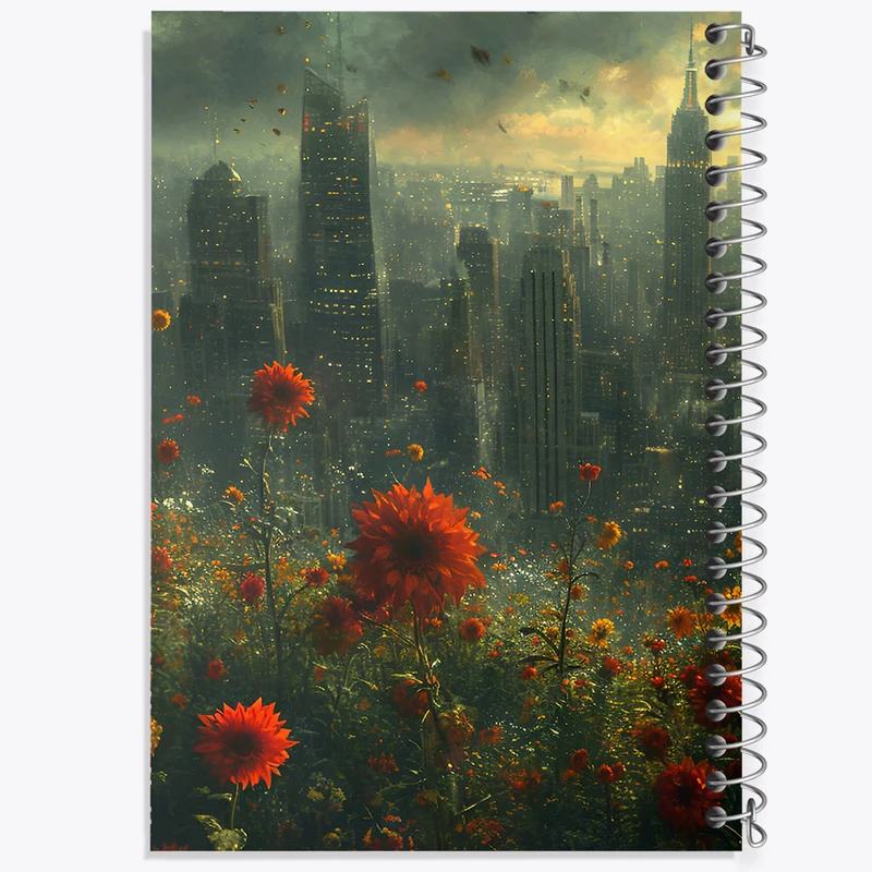 دفتر مشق 50 برگ خندالو طرح منظره کد N5999