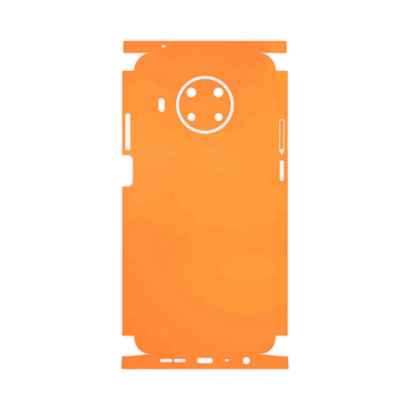 برچسب پوششی ماهوت مدل Matte-Orange-FullSkin مناسب برای گوشی موبایل نوکیا X20