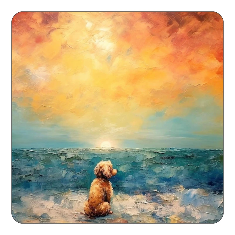 مگنت کاکتی طرح نقاشی رنگ روغن مدل mp71248