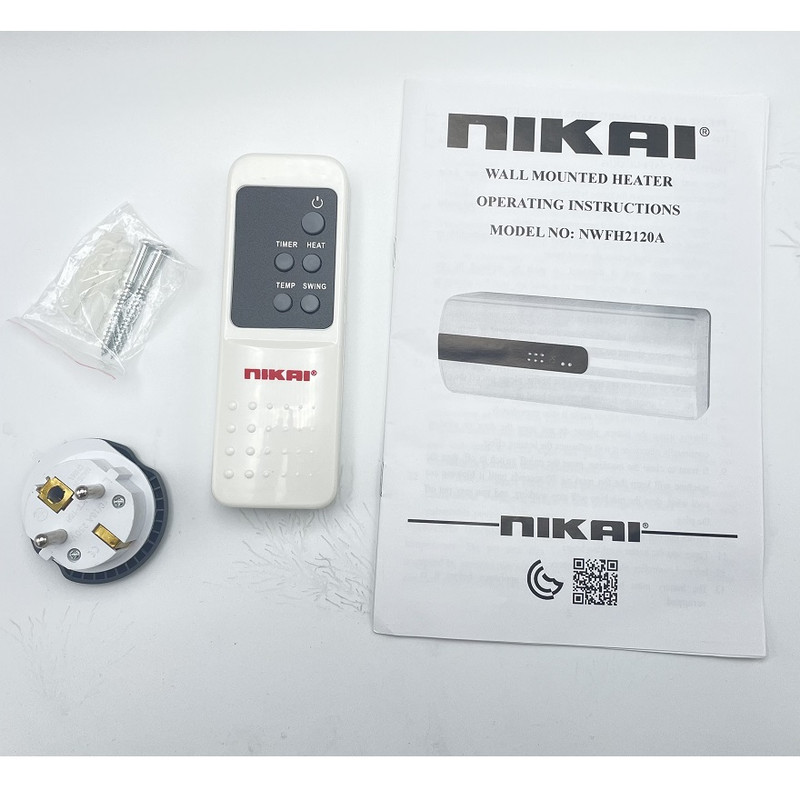 بخاری برقی دیواری نیکای مدل NWFH2120A بخاری برقی دیواری نیکای مدل NWFH2120A