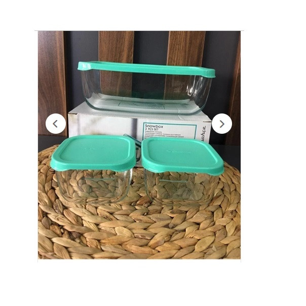ظرف غذا پاشاباغچه مدل Snowbox کد 96881 بسته سه عددی ظرف غذا پاشاباغچه مدل Snowbox کد 96881 بسته سه عددی