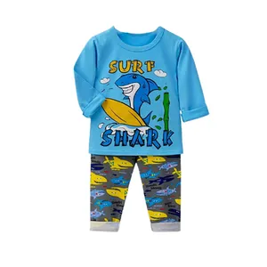 ست تی شرت و شلوار پسرانه مدل SHARK کد A29