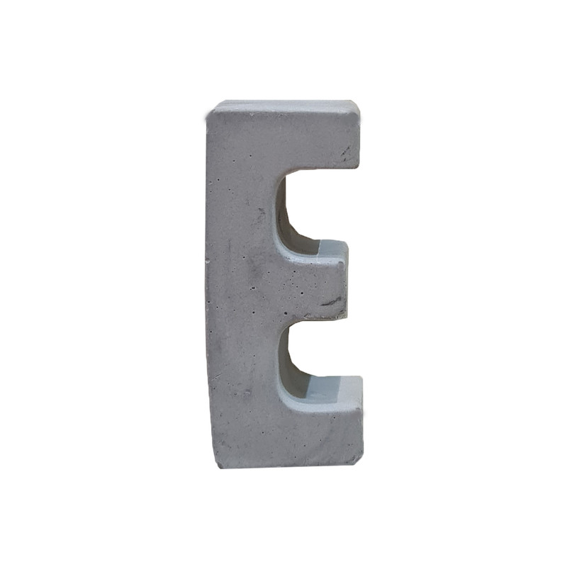 دکوری مدل بتنی طرح حرف E