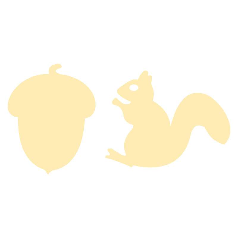 گوشواره طلا 18 عیار زنانه الن نار مدل سنجاب و بلوط کد N5232