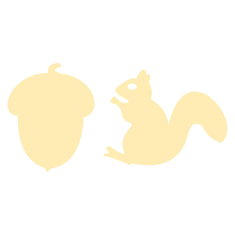 گوشواره طلا 18 عیار زنانه الن نار مدل سنجاب و بلوط کد N5232