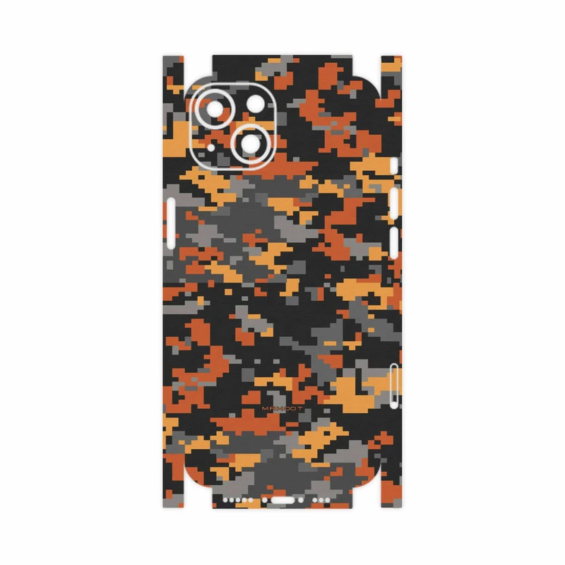 برچسب پوششی ماهوت مدل Army-Autumn-pixel-FullSkin مناسب برای گوشی موبایل اپل iPhone 13