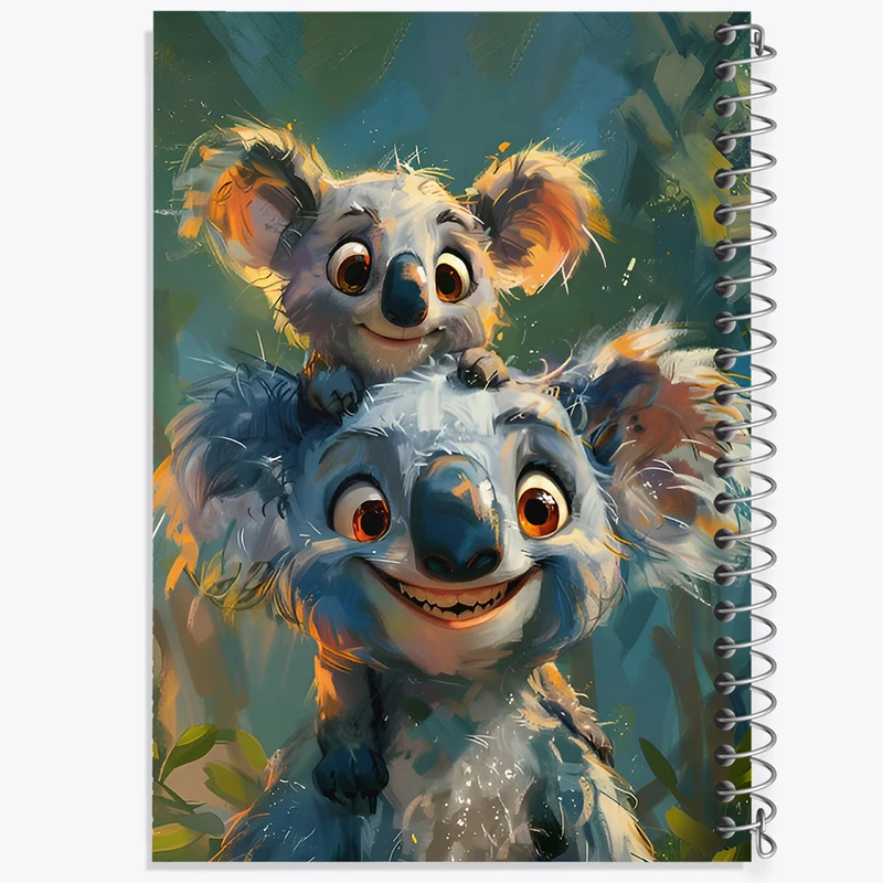 دفتر نقاشی 50 برگ خندالو طرح کوآلا بامزه کد F6612