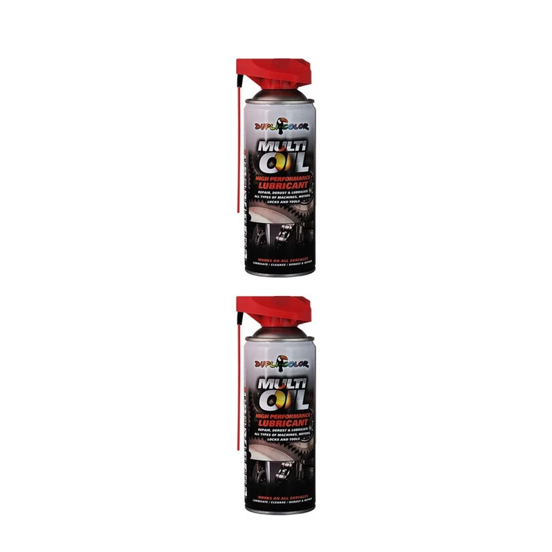 اسپری روان کننده دوپلی کالر مدل Multi Oil سوسماری حجم 400 میلی لیتر مجموعه 2 عددی