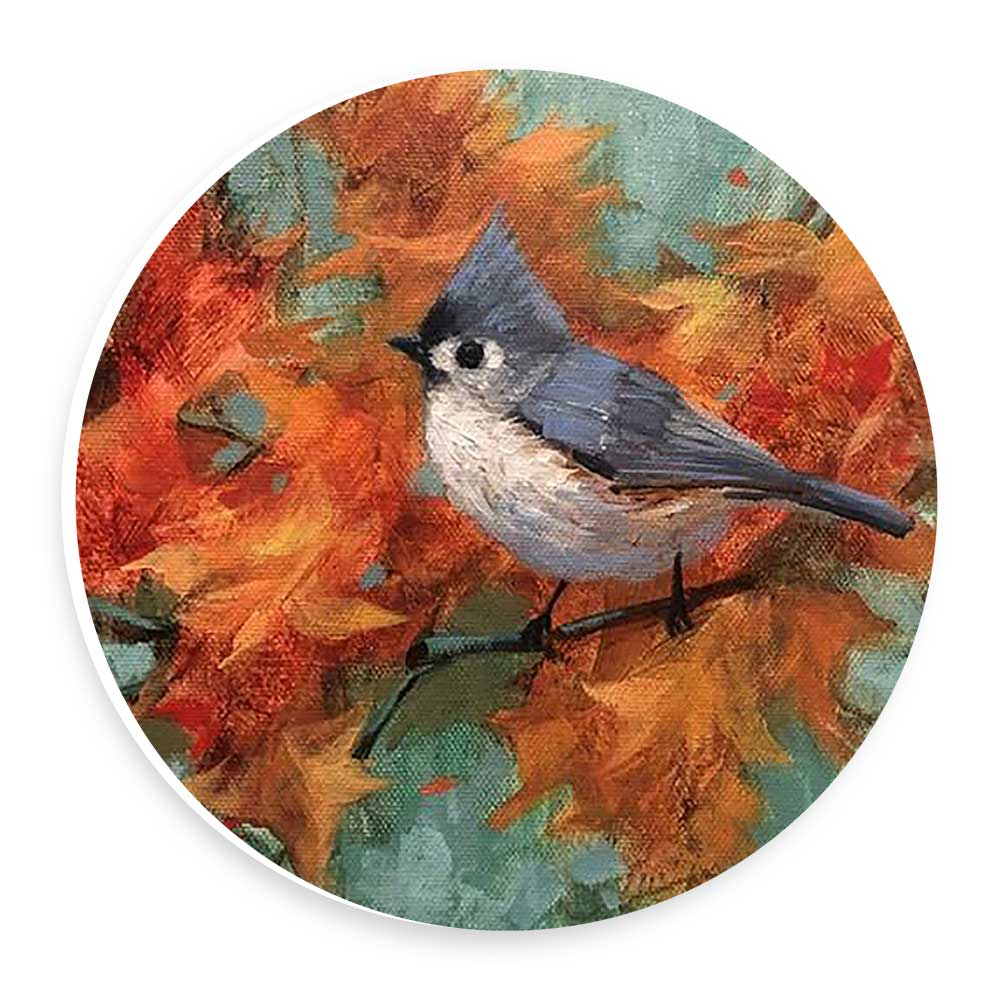  دیوارکوب طرح پرنده و شاخه پاییزی مدل wtb653