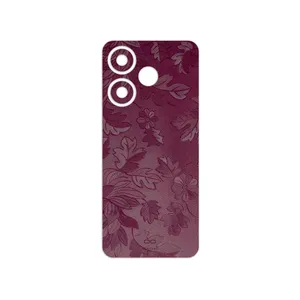 MAHOOT Red-Wildflower Cover Sticker for Xiaomi Redmi 13