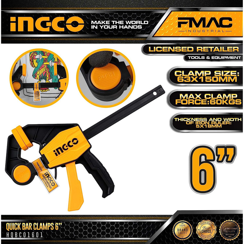 پیچ دستی اینکو مدل HQBC01601