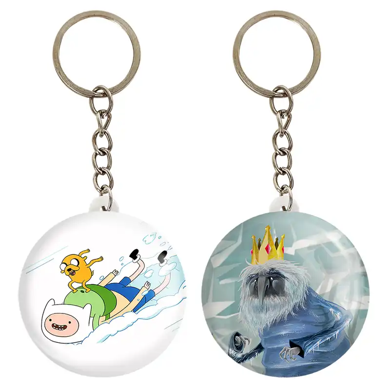 جاکلیدی خندالو مدل آیس کینگ و جیک و فین وقت ماجراجویی Adventure Time کد 2081220810 مجموعه 2 عددی