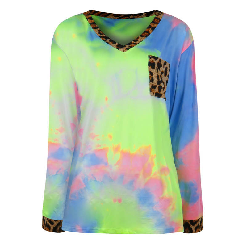 بلوز آستین بلند زنانه شین مدل پلنگی