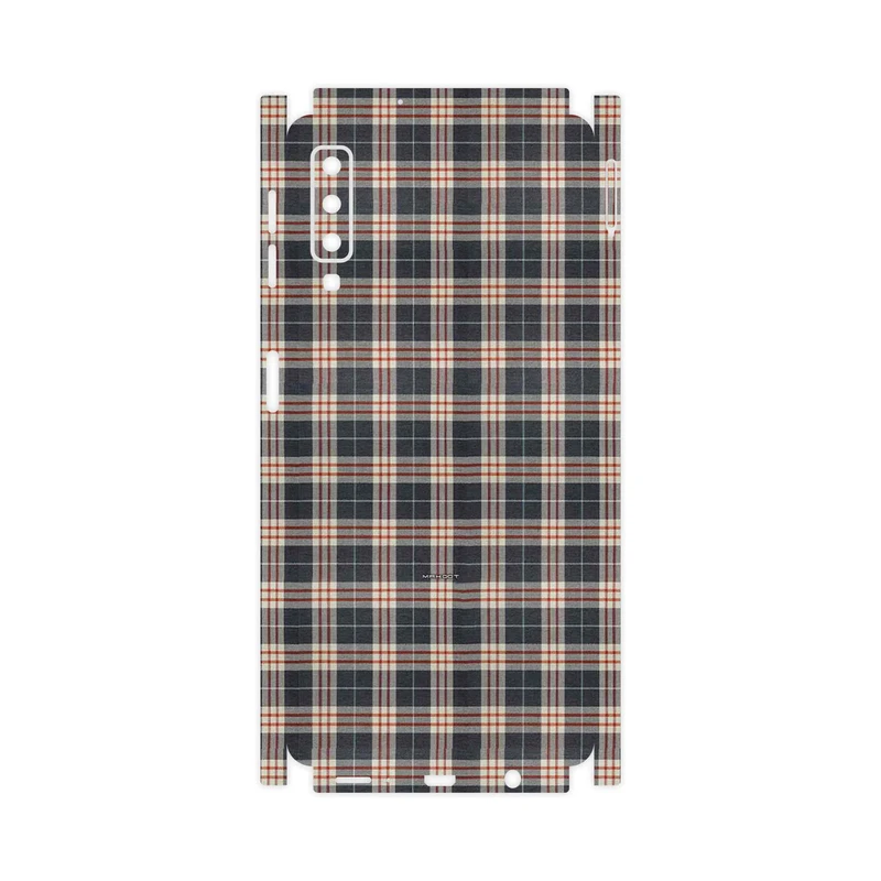 برچسب پوششی ماهوت مدل Fabric Texture 5-FullSkin مناسب برای گوشی موبایل سامسونگ Galaxy A7 2018
