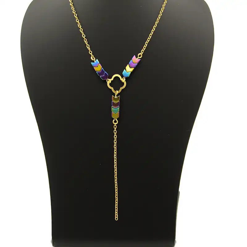 گردنبند طلا 18 عیار زنانه مانچو کد sfg653