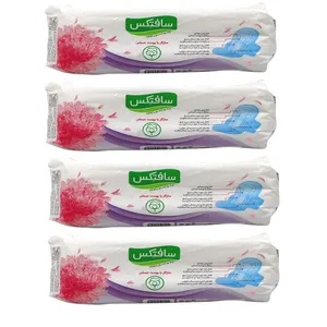 نوار بهداشتی بالدار سافتکس مدل Sensitive مجموعه 4 عددی