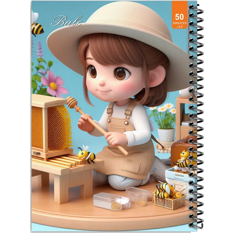 دفتر نقاشی 50 برگ انتشارات بله طرح کودکانه کد TU006