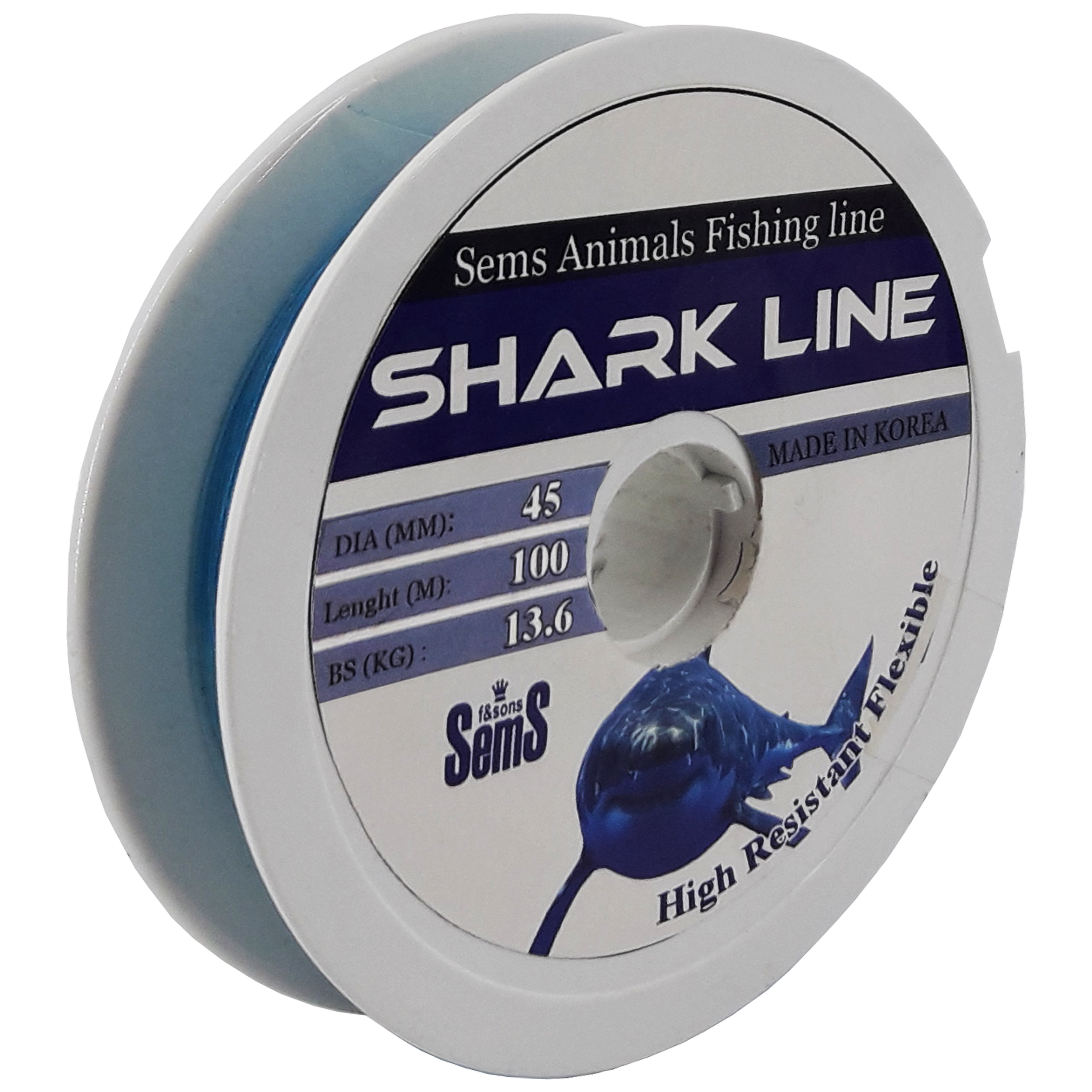  نخ ماهیگیری سمس مدل Shark Line سایز 0.45 میلی متر