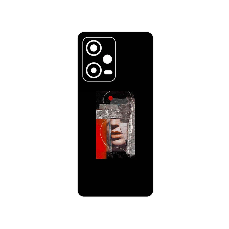برچسب پوششی ماهوت مدل Collage of Mouth مناسب برای گوشی موبایل شیائومی Redmi Note 12 Pro
