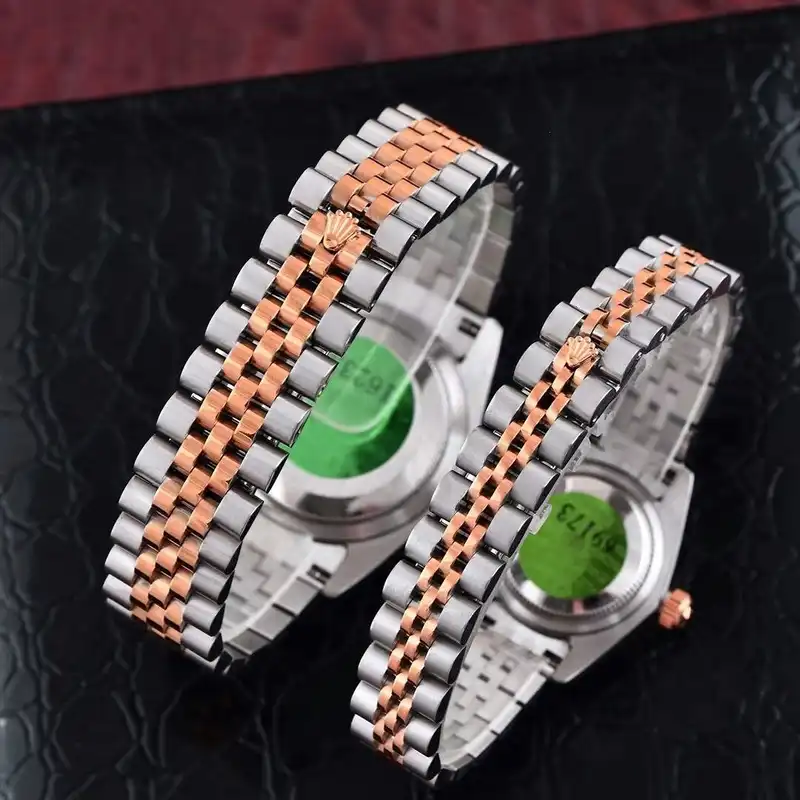 ست ساعت مچی عقربه ای زنانه و مردانه  مدل دیت جاست_stil_roz_al03