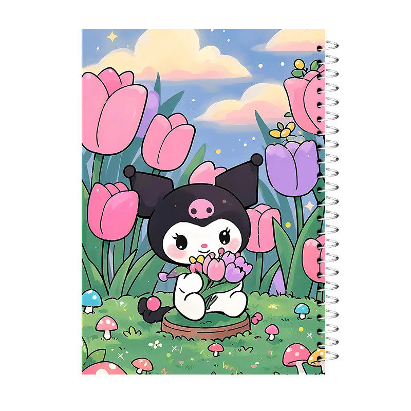 دفتر نقاشی 60 برگ آی چاپ مدل کرومی طرح لاله کد 627