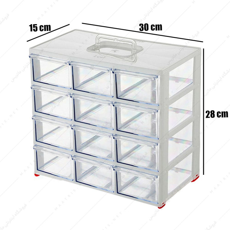 فایل کشویی مدل 12 کشو 4 طبقه