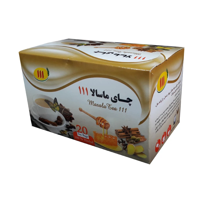 دمنوش چای ماسالا 111 بسته 20 عددی