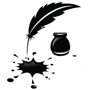 برچسب بدنه خودرو مارکت میکس طرح قلم و جوهر مدل Ink کد 1155MMIX