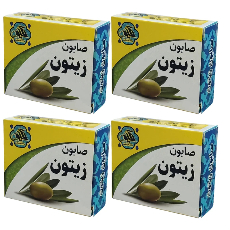 صابون شستشو گیاهستان حکیم مدل زیتون وزن 70 گرم بسته چهار عددی