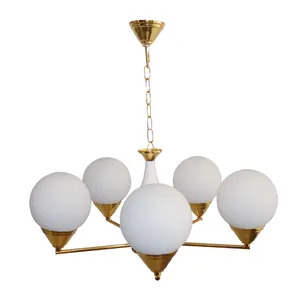 لوستر 5 شعله پلاس نورشو مدل الماس