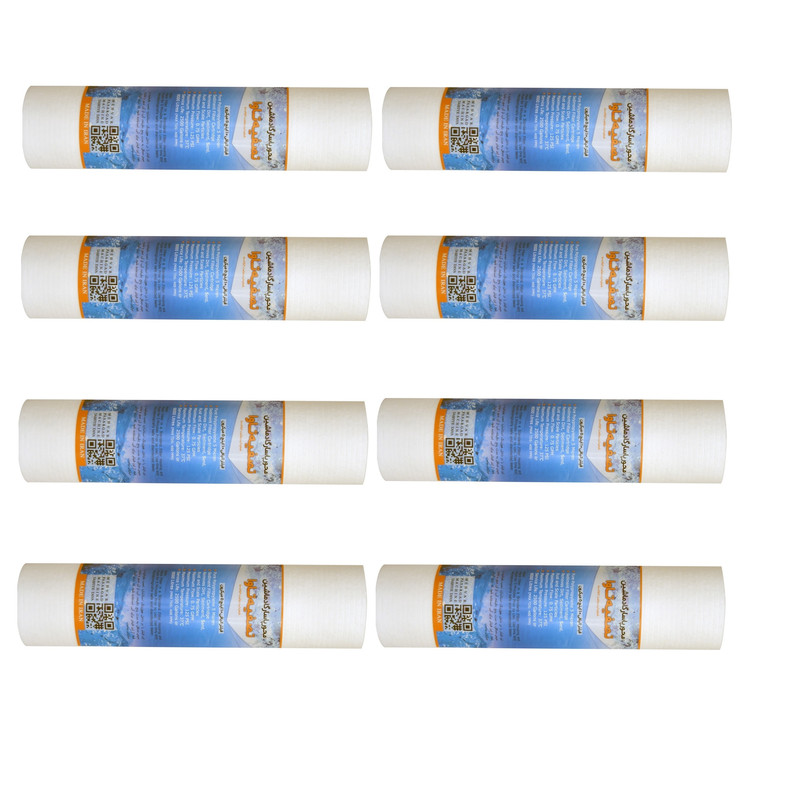 فیلتر دستگاه تصفیه آب محور پاسارگاد ماشین تصفیه تاوا مدل PP-5MIC مجموعه 8 عددی