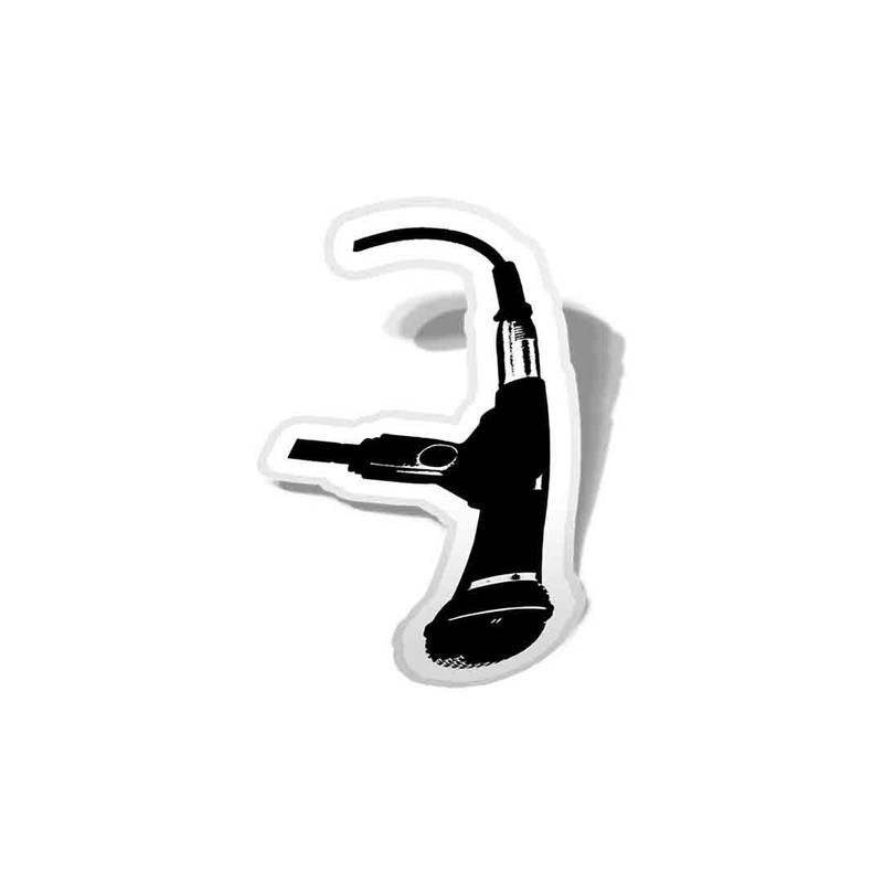 استیکر لپ تاپ طرح Mic Spiral  کد ST1224