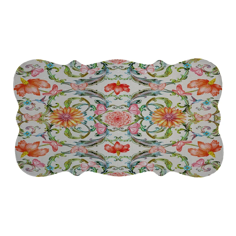 پادری مدل دالبر طرح گل کد 5876 سایز 110×60 سانتی متر