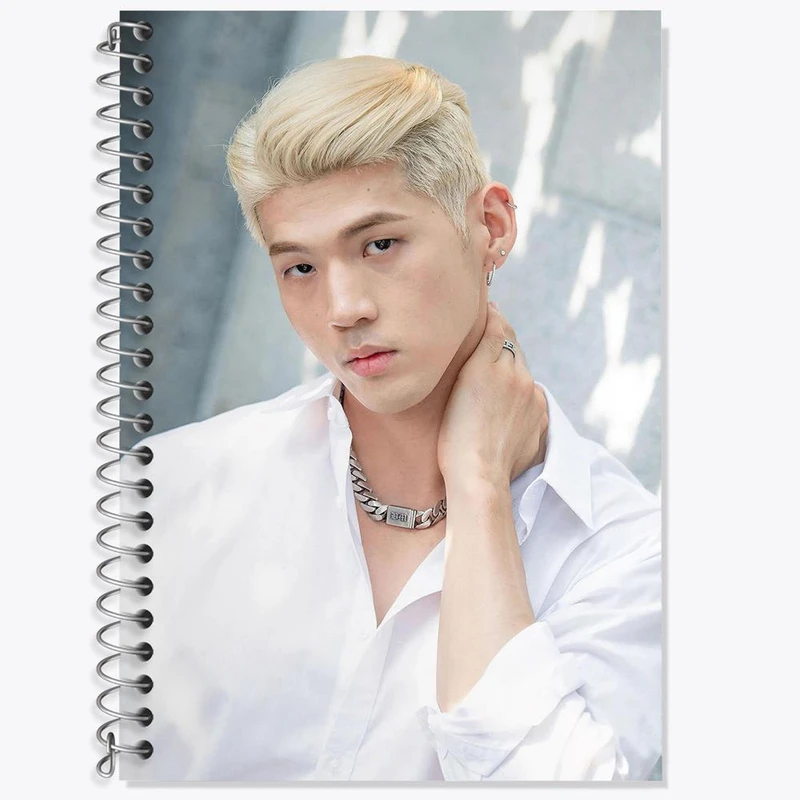 دفتر زبان 50 برگ خندالو مدل دو خط طرح بی ام گروه کارد KARD کد 12399